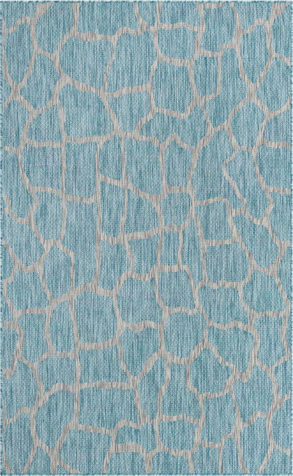 Detail image of 5' 3 x 8' Easy-Clean Safari Indoor / Outdoor Rug