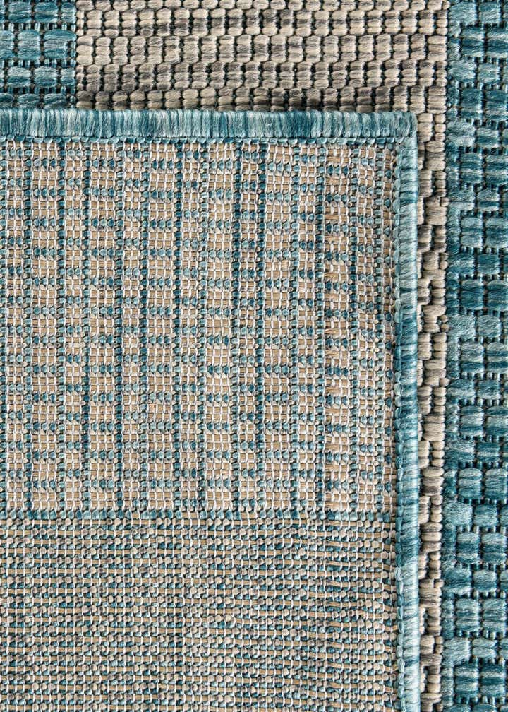 9' x 12' Easy-Clean Striped Indoor / Outdoor Rug