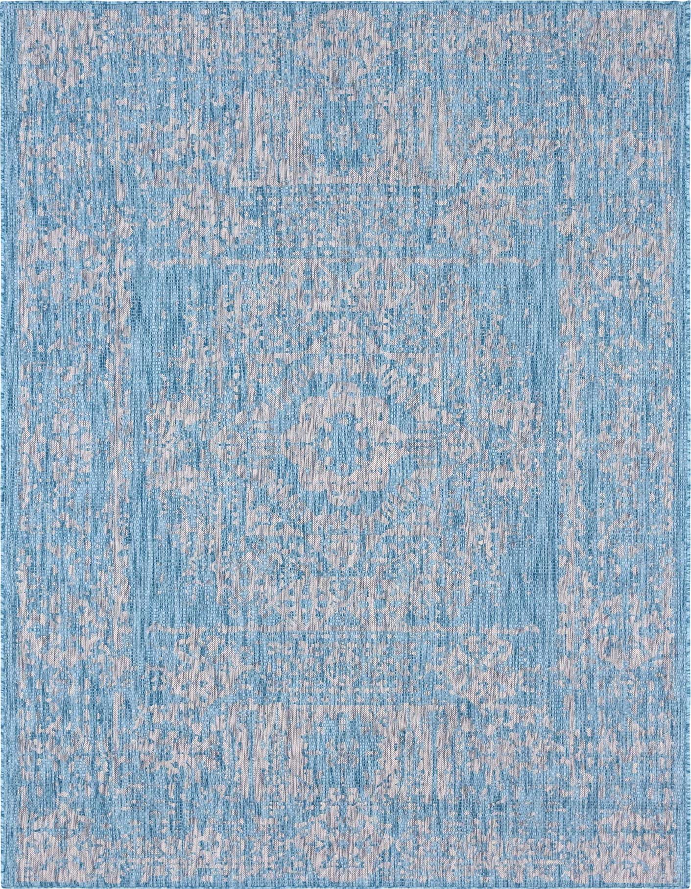 7' x 10' Easy-Clean Traditional Indoor / Outdoor Rug