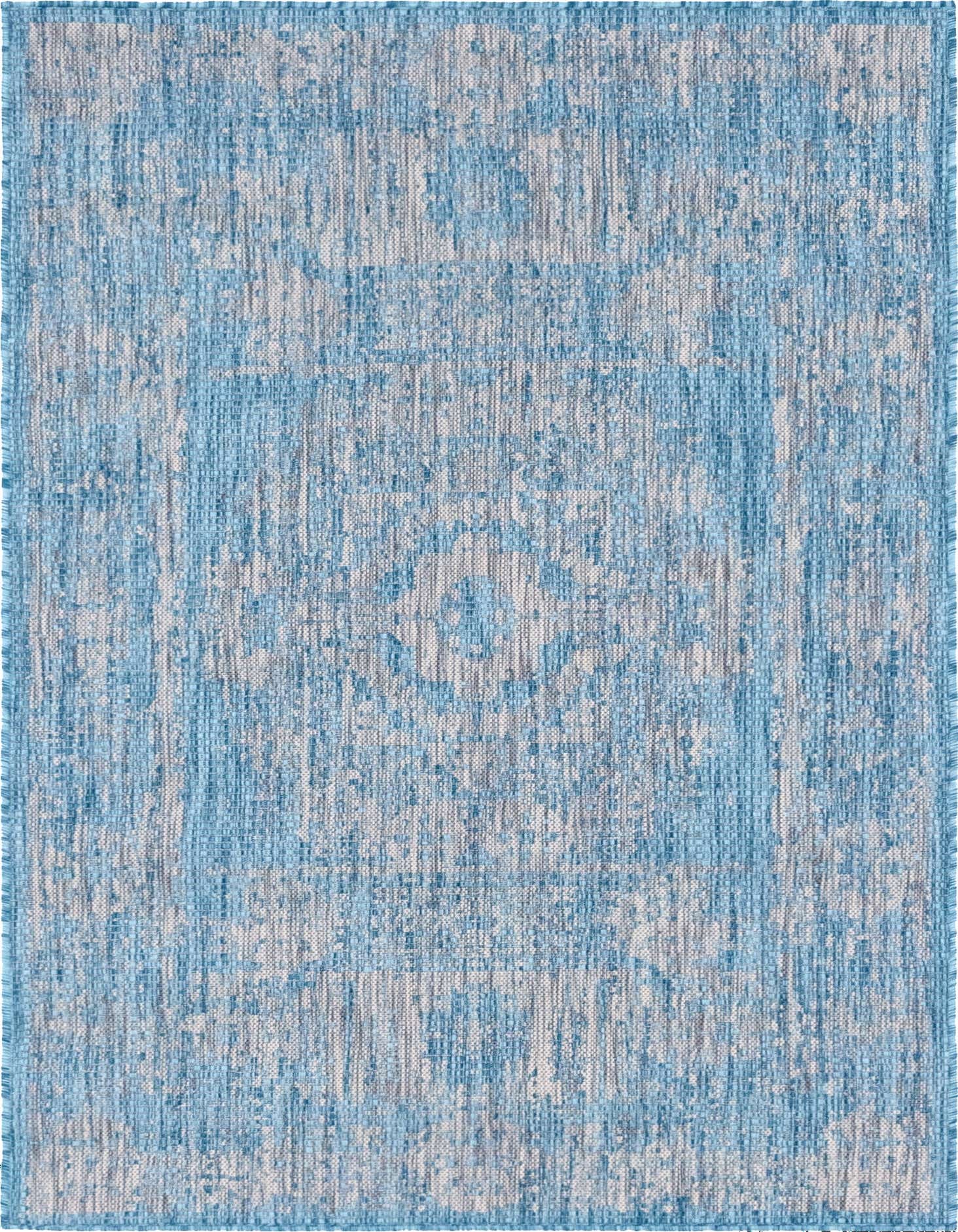 4' x 6' Easy-Clean Traditional Indoor / Outdoor Rug