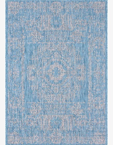 7' x 10' Easy-Clean Traditional Indoor / Outdoor Rug