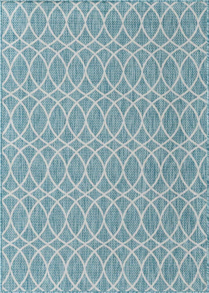 4' x 6' Easy-Clean Trellis Indoor / Outdoor Rug