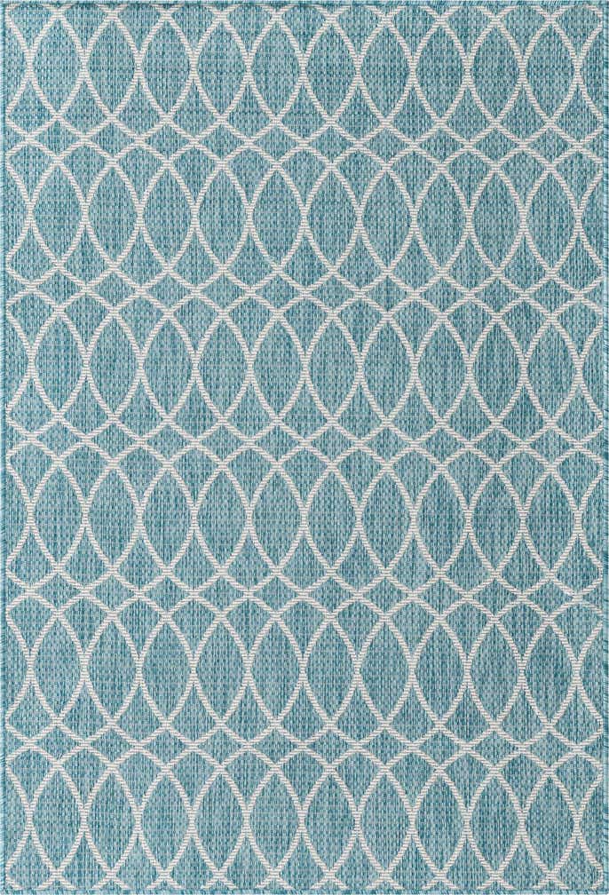 4' x 6' Easy-Clean Trellis Indoor / Outdoor Rug