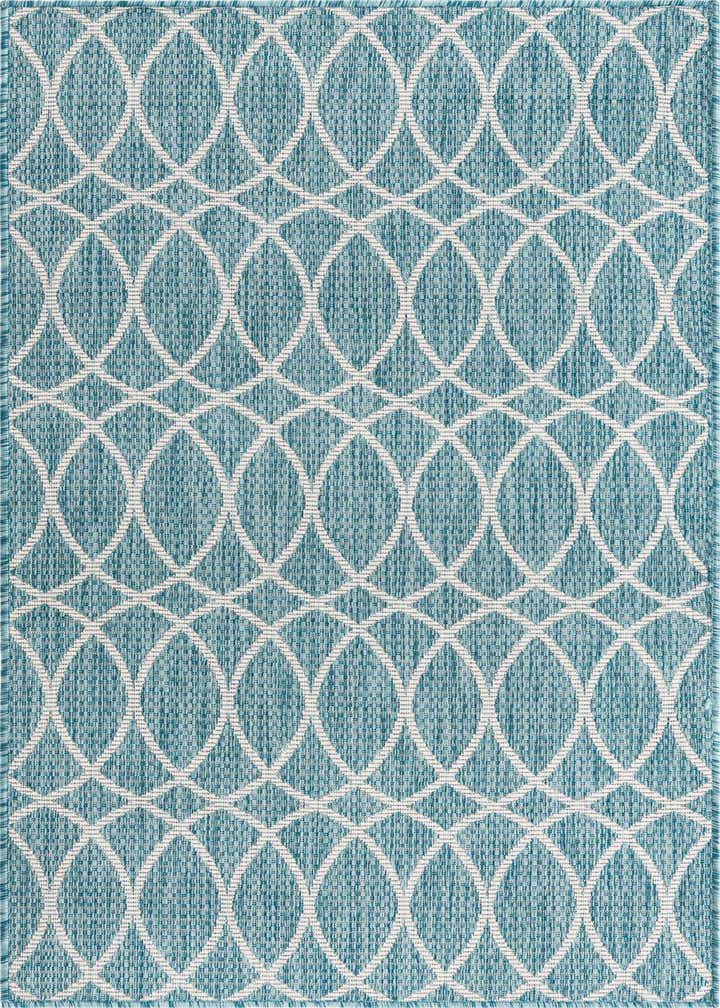 3' x 5' 3 Easy-Clean Trellis Indoor / Outdoor Rug