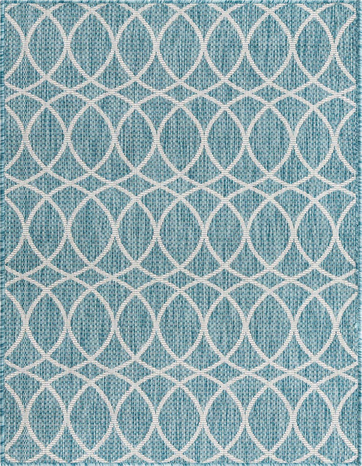 3' x 5' 3 Easy-Clean Trellis Indoor / Outdoor Rug