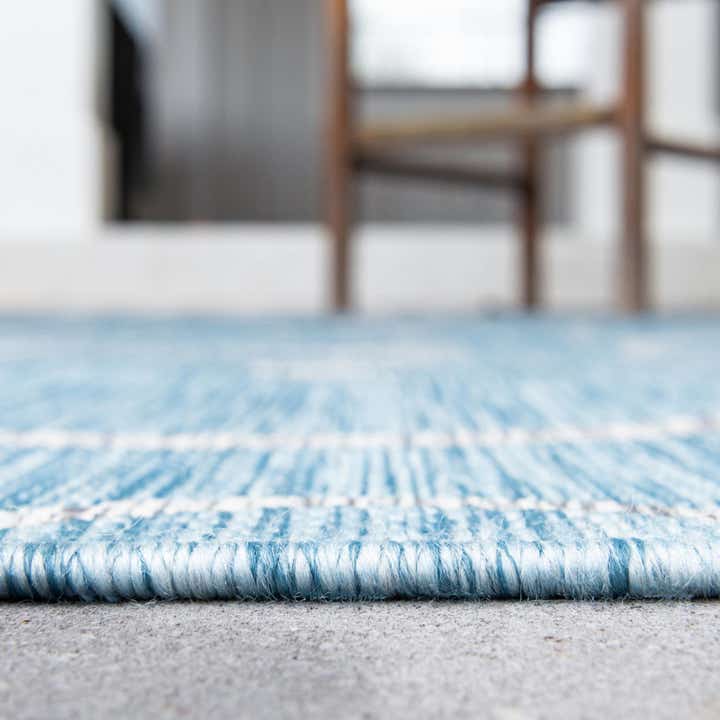 4' x 4' Easy-Clean Botanical Indoor / Outdoor Round Rug