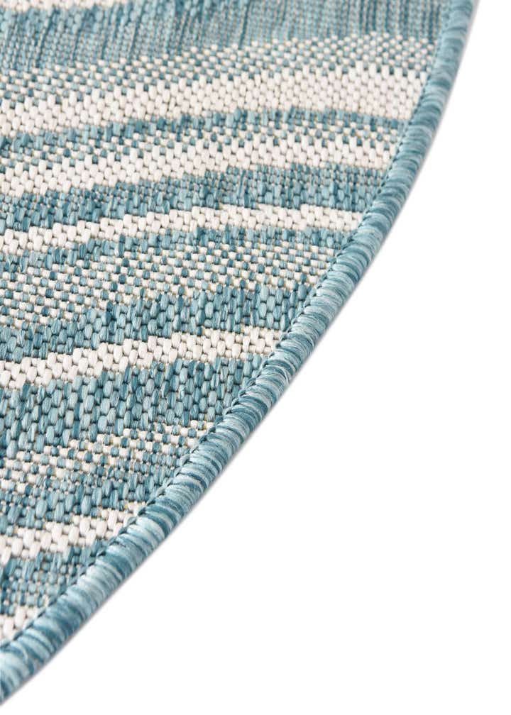 4' x 4' Easy-Clean Modern Indoor / Outdoor Round Rug