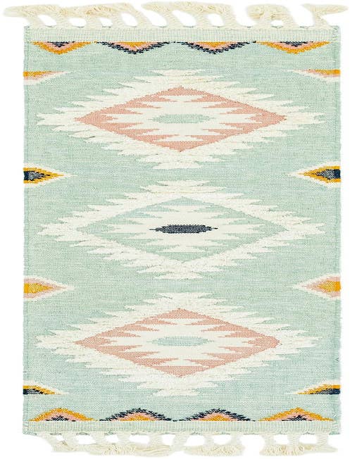 Detail image of 2' 2 x 8' 2 Hand Woven Arizona Wool Runner Rug