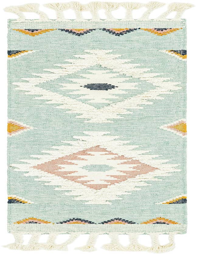 Detail image of 2' 2 x 6' 1 Hand Woven Arizona Wool Runner Rug