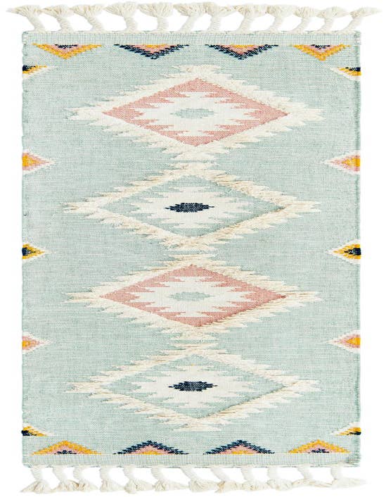 Detail image of 2' 7 x 10' Hand Woven Arizona Wool Runner Rug