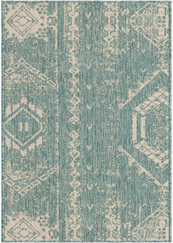 2' x 5' 3 Easy-Clean Bohemian Indoor / Outdoor Runner Rug