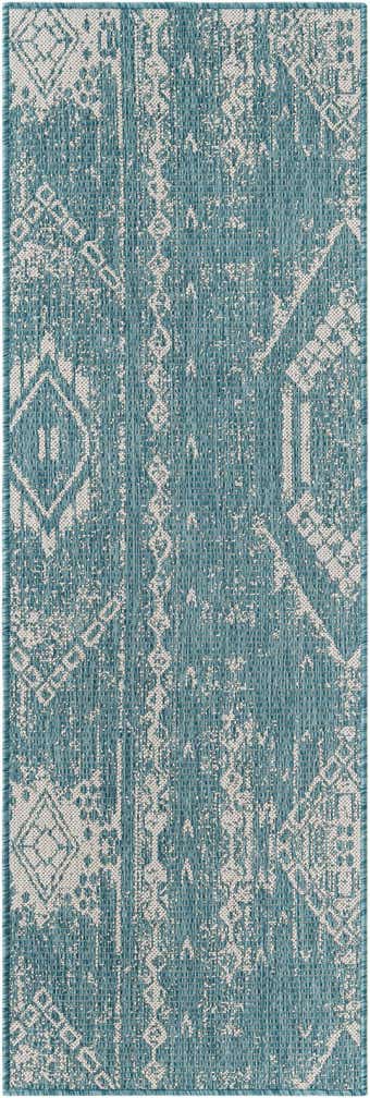 2' x 6' Easy-Clean Bohemian Indoor / Outdoor Runner Rug