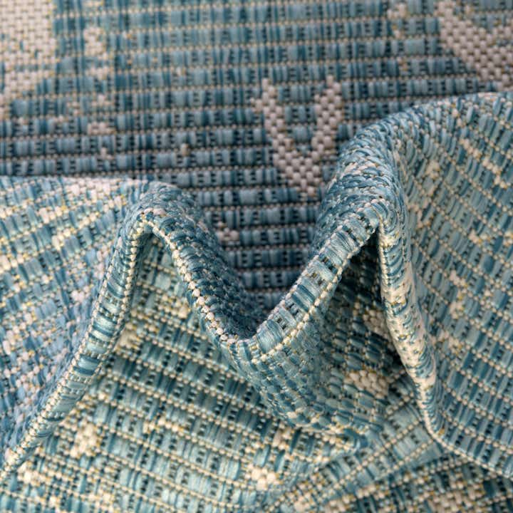 3' 3 x 14' Easy-Clean Bohemian Indoor / Outdoor Runner Rug