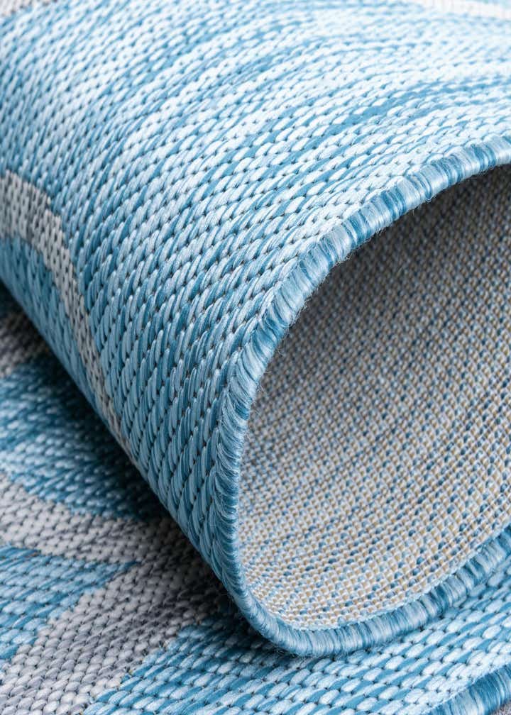 2' x 6' Easy-Clean Botanical Indoor / Outdoor Runner Rug