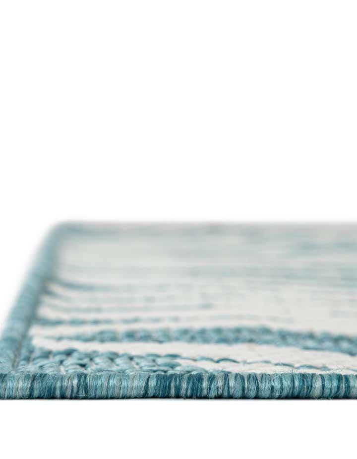 2' 7 x 10' Easy-Clean Botanical Indoor / Outdoor Runner Rug