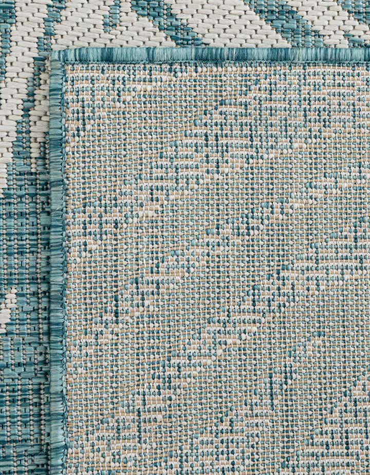 2' 7 x 10' Easy-Clean Botanical Indoor / Outdoor Runner Rug