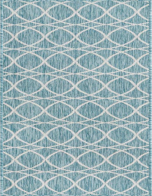 Detail image of 2' x 7' 10 Easy-Clean Lattice Indoor / Outdoor Runner Rug