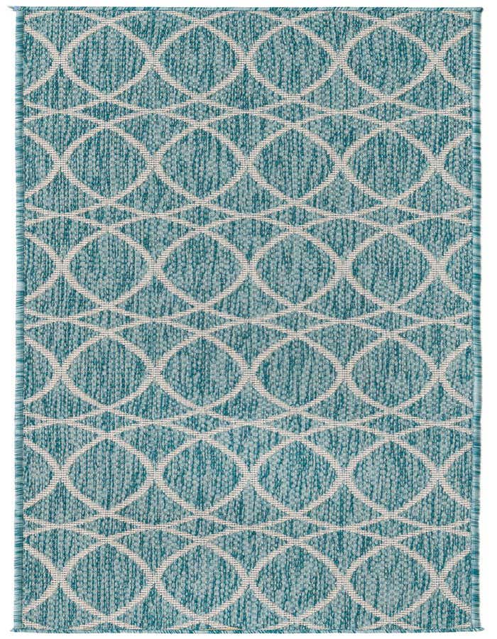 2' x 6' Easy-Clean Lattice Indoor / Outdoor Runner Rug