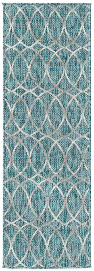 Detail image of 2' x 6' Easy-Clean Lattice Indoor / Outdoor Runner Rug
