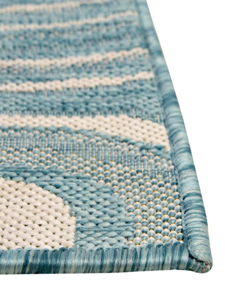 Detail image of 2' x 6'  Washable Modern Indoor / Outdoor Runner Rug