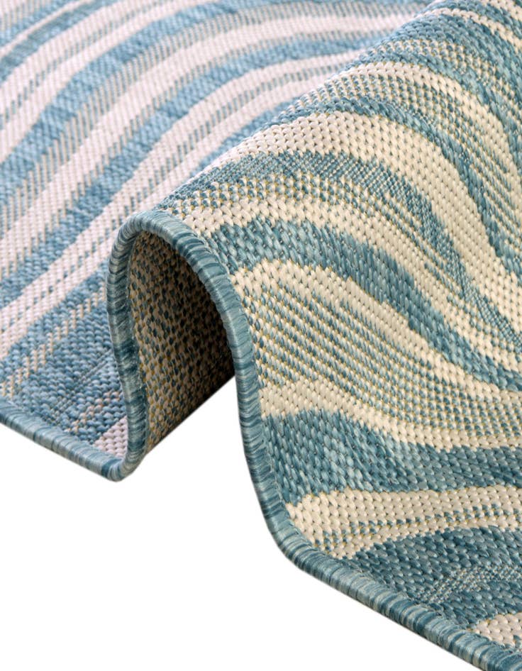 Detail image of 2' x 6'  Washable Modern Indoor / Outdoor Runner Rug