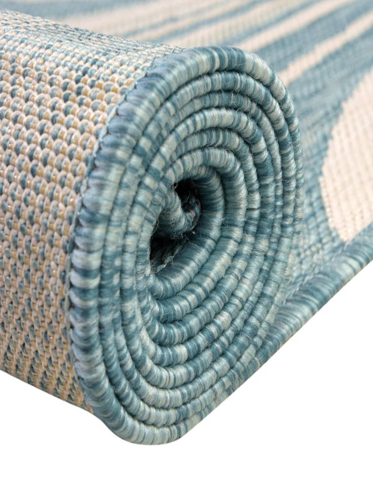 Detail image of 2' x 6'  Washable Modern Indoor / Outdoor Runner Rug