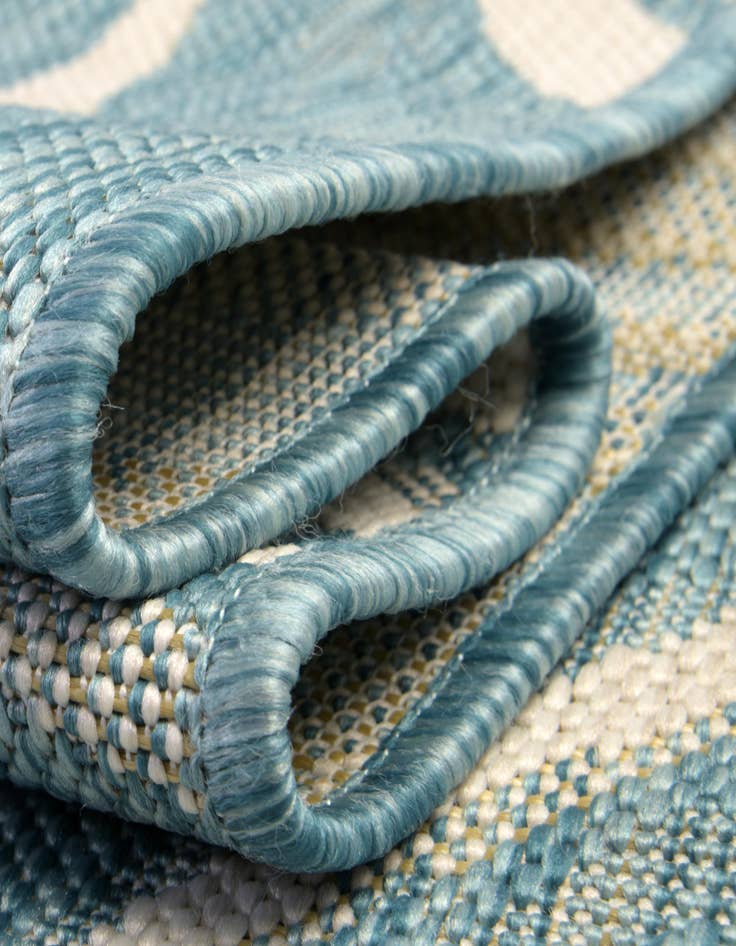 Detail image of 2' x 6'  Washable Modern Indoor / Outdoor Runner Rug