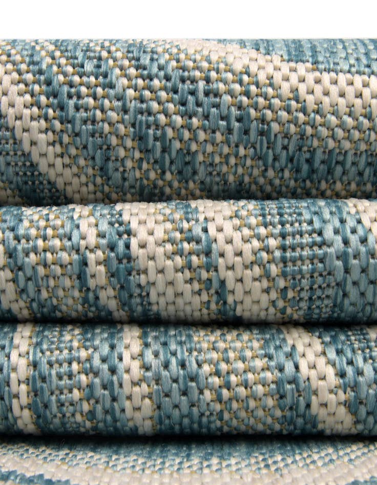 Detail image of 2' x 6'  Washable Modern Indoor / Outdoor Runner Rug