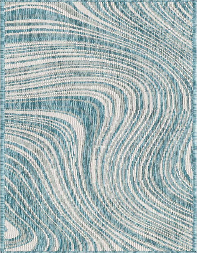 2' x 6' Easy-Clean Modern Indoor / Outdoor Runner Rug