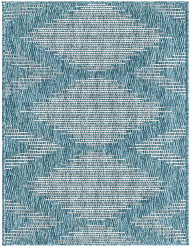 2' x 6' Easy-Clean Modern Indoor / Outdoor Runner Rug