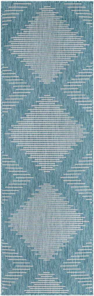 2' x 8' Easy-Clean Modern Indoor / Outdoor Runner Rug