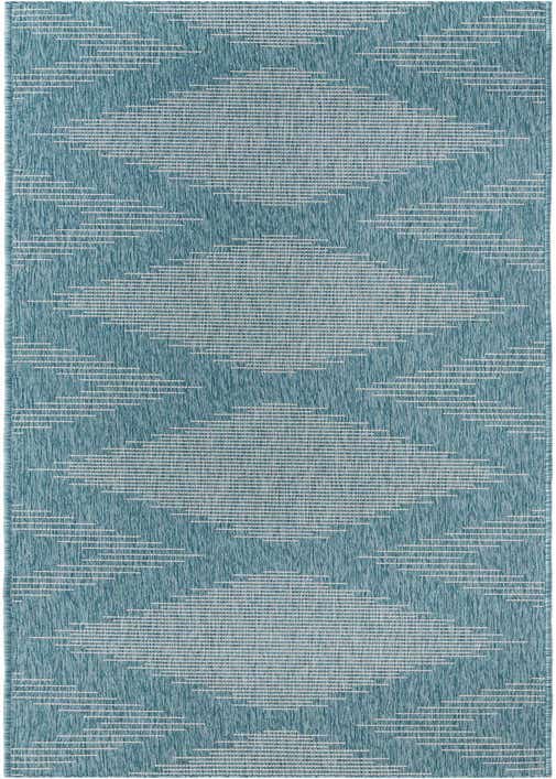 3' 3 x 14' Easy-Clean Modern Indoor / Outdoor Runner Rug