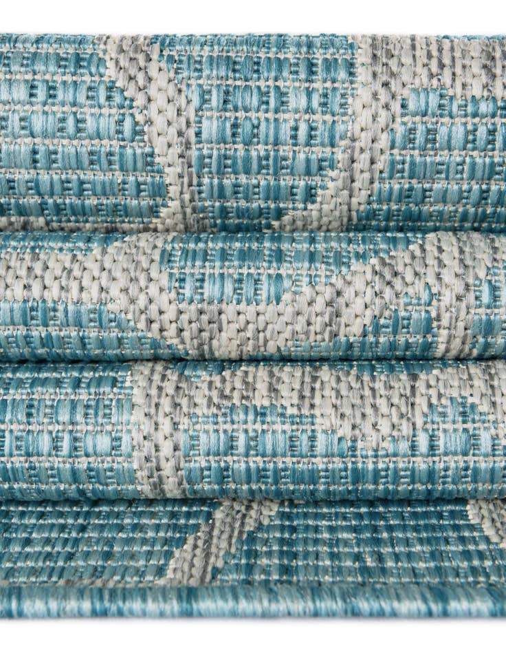 Detail image of 2' x 6' Easy-Clean Safari Indoor / Outdoor Runner Rug