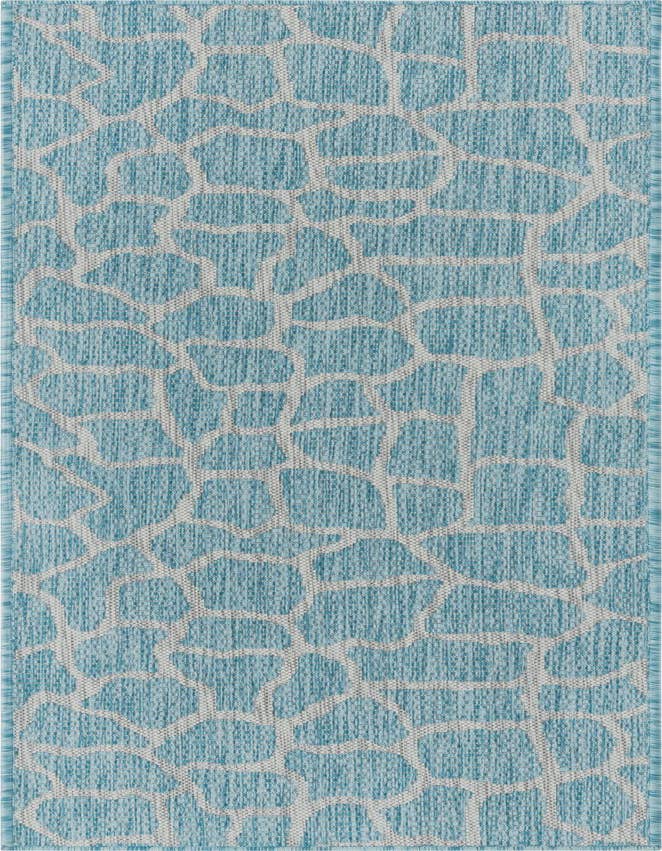 Detail image of 2' x 6' Easy-Clean Safari Indoor / Outdoor Runner Rug