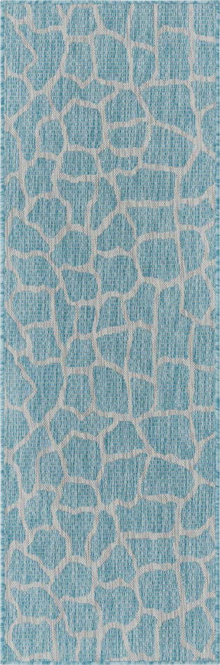 Detail image of 2' x 6' Easy-Clean Safari Indoor / Outdoor Runner Rug