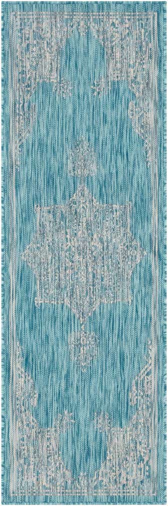 2' x 6' Easy-Clean Traditional Indoor / Outdoor Runner Rug