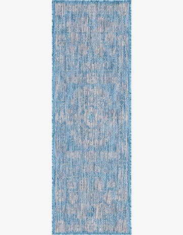 2' x 6' Easy-Clean Traditional Indoor / Outdoor Runner Rug