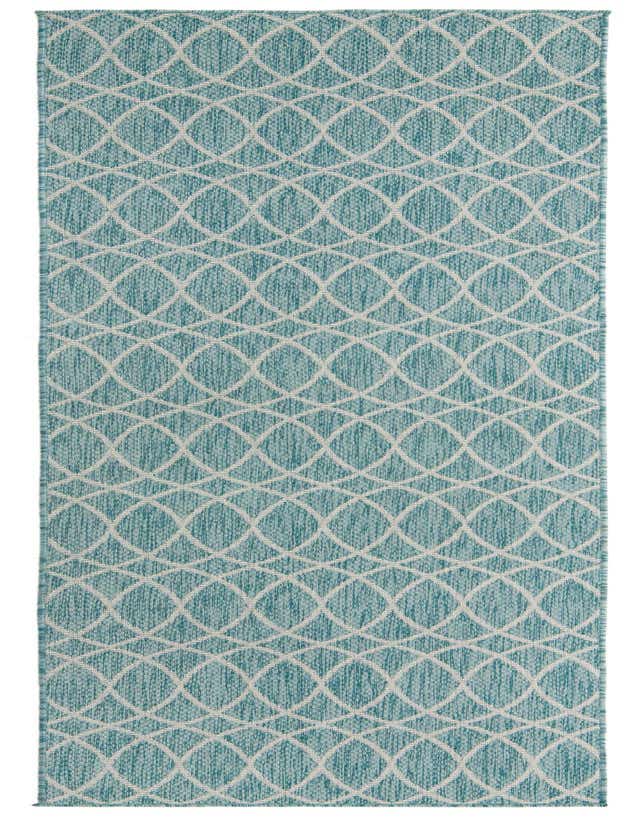 3' x 10' Easy-Clean Trellis Indoor / Outdoor Runner Rug