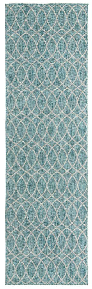 3' x 10' Easy-Clean Trellis Indoor / Outdoor Runner Rug