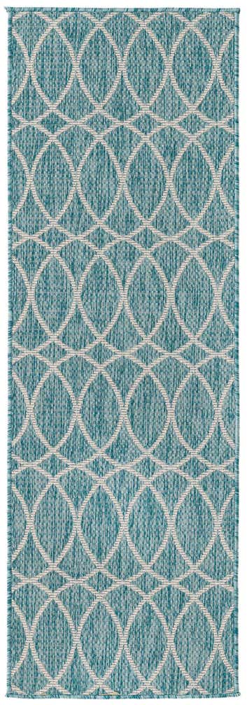 2' x 6' Easy-Clean Trellis Indoor / Outdoor Runner Rug