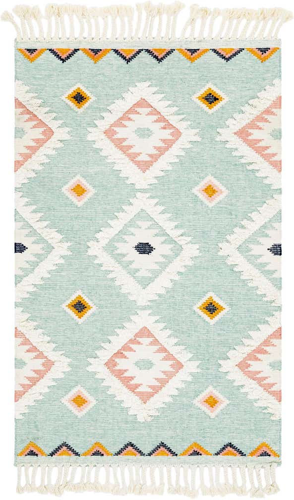 1' 6 x 1' 6 Hand Woven Arizona Wool Sample Rug