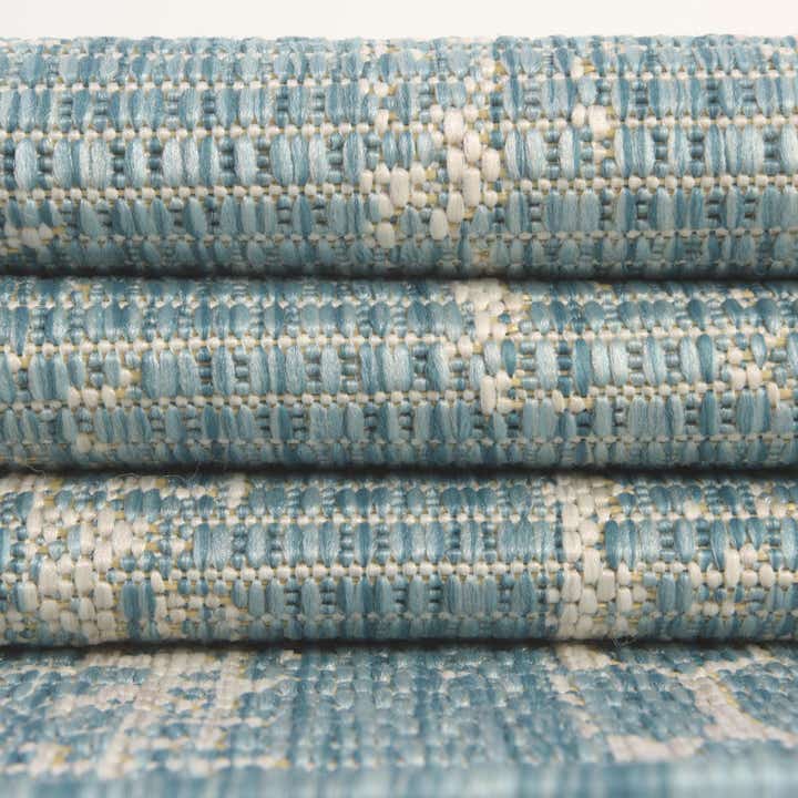 5' 3 x 5' 3 Easy-Clean Bohemian Indoor / Outdoor Square Rug