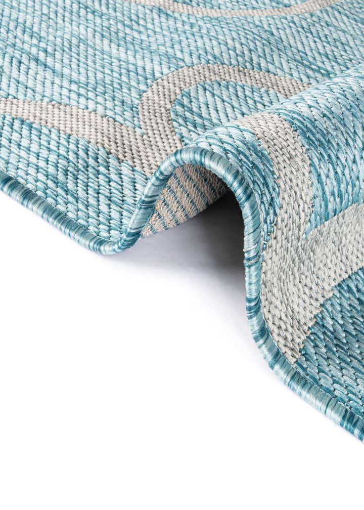 13' x 13' Easy-Clean Botanical Indoor / Outdoor Square Rug