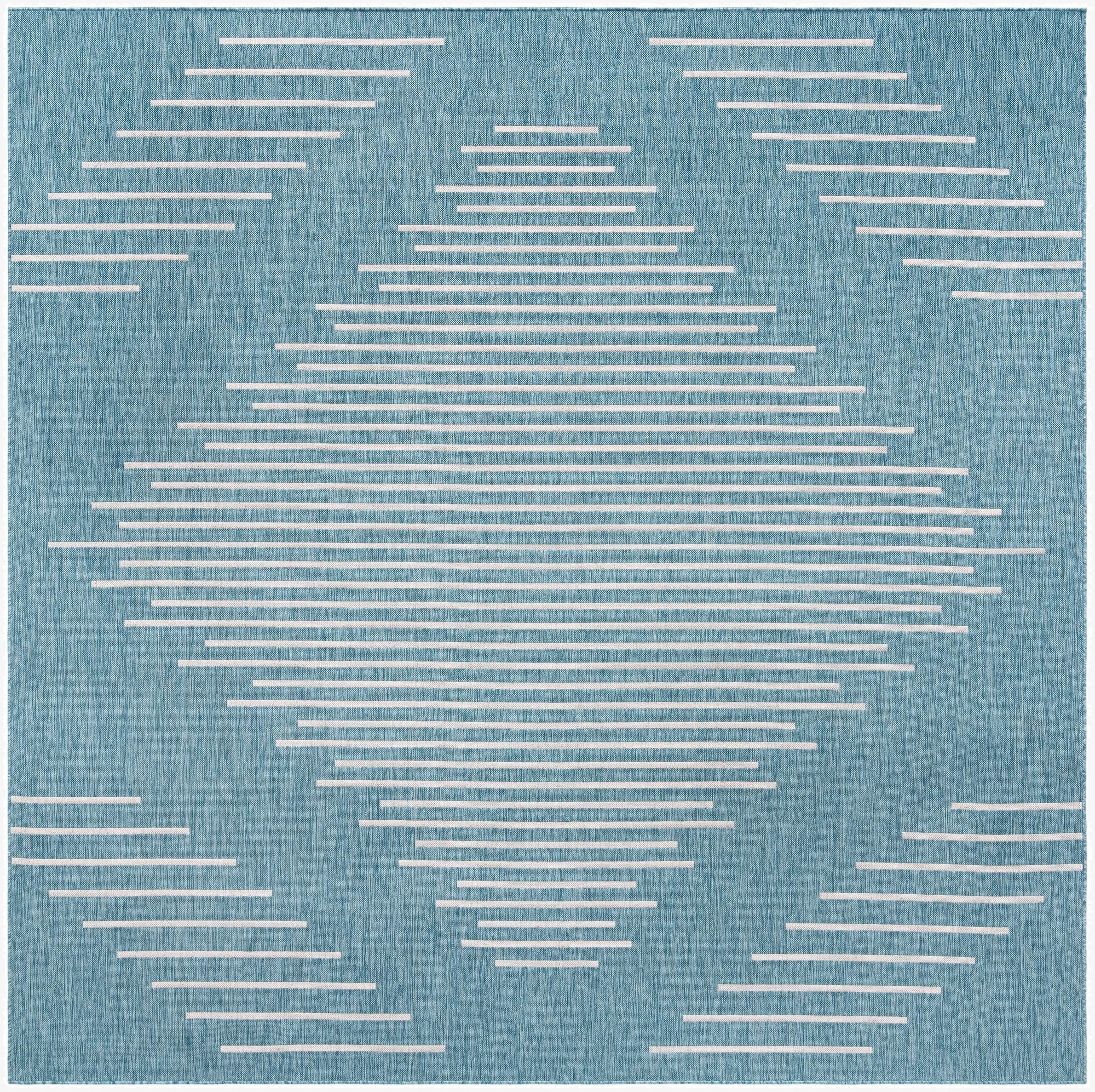 Primary image 10' 8 x 10' 8  Washable Modern Indoor / Outdoor Square Rug
