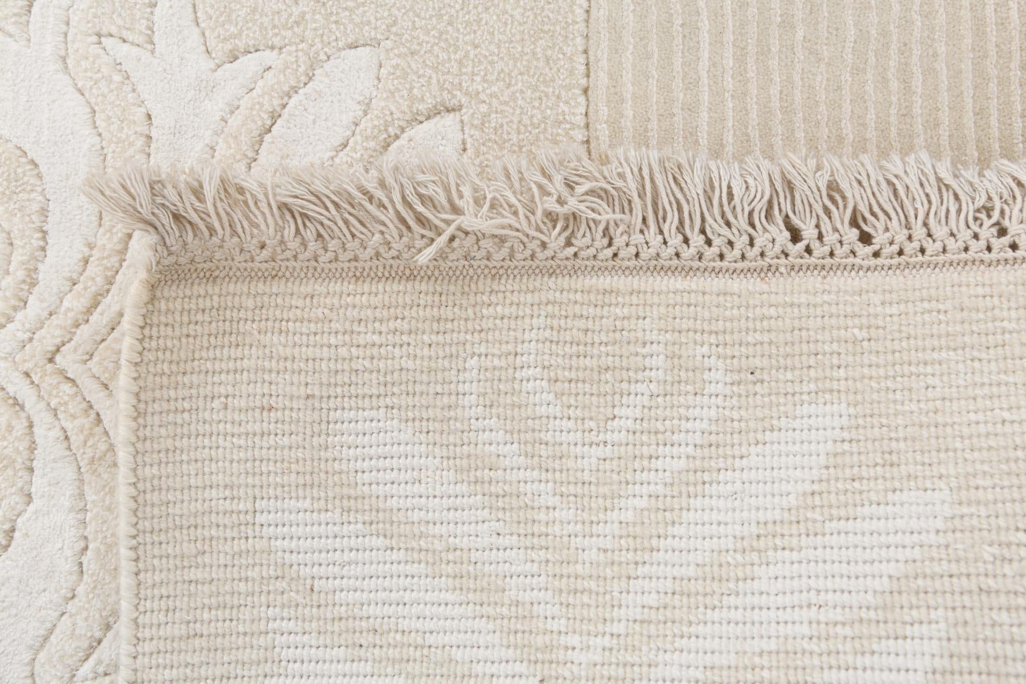8' x 10' 2 Hand Knotted Darya Wool Rug