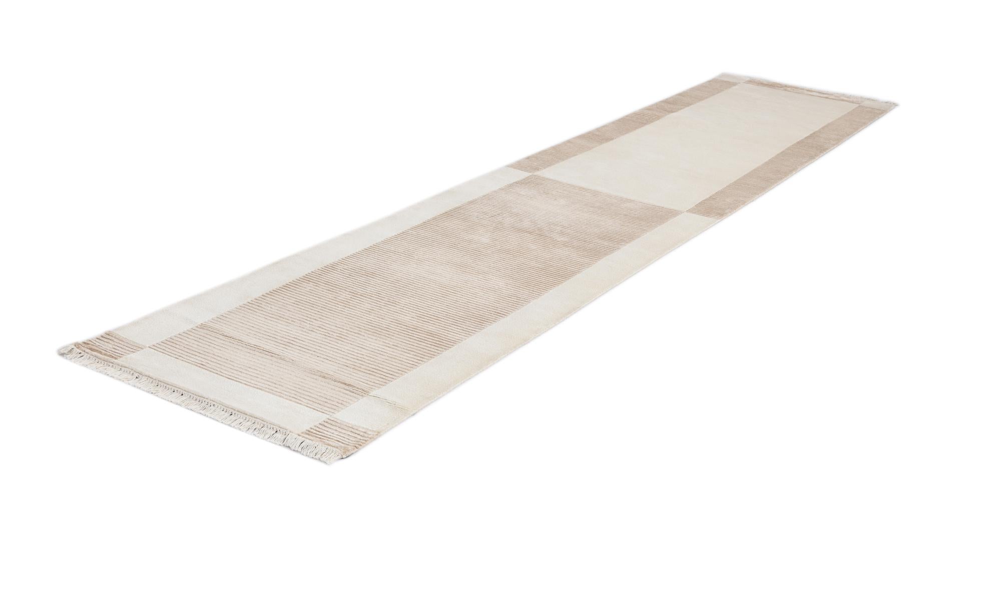 2' 9 x 13' 2 Hand Knotted Darya Wool Runner Rug