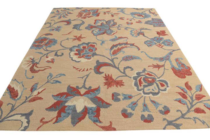8' x 9' 10 Agra Wool Rug