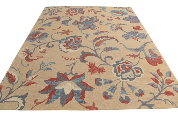 Detail image of 8' x 9' 10 Agra Wool Rug