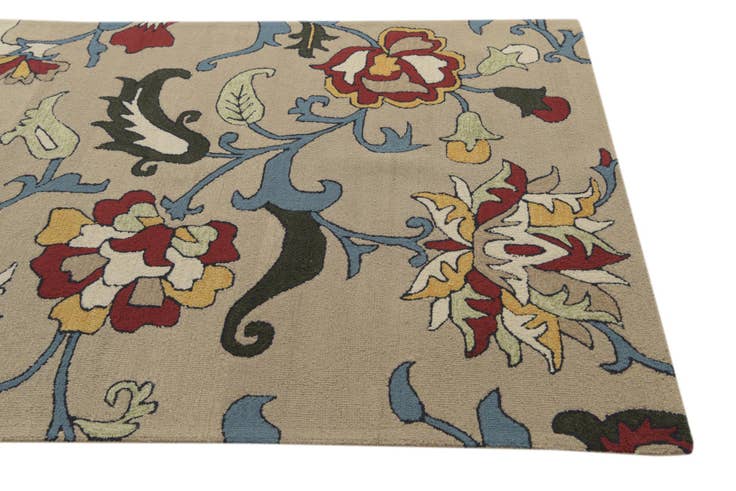 Detail image of 5' 1 x 8' Agra Wool Rug
