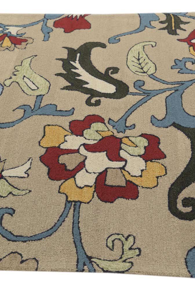 5' 1 x 8' Agra Wool Rug